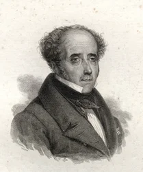 Portret Chateaubrianda, rycina z XIX wieku