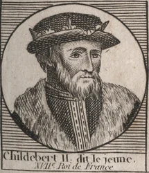Portret Childeberta II