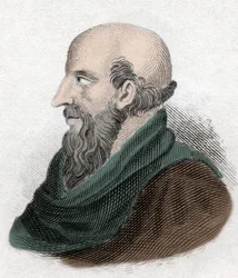 Portret Chrysippe de Soles, stoickiego filozofa (280-206 pne)