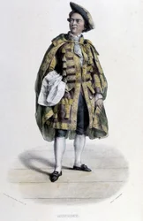 Portret Claude Louis Serafin Barizain (lub Barisain), dit Monrose