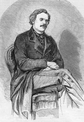 Portret Daniela Dunglas Home (1833-1886) średni tartan.