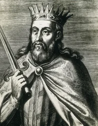 Portret Denisa z Portugalii (Króla Rolników) (rycina)