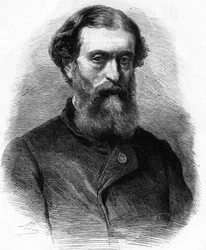 Portret Don Eugenio de Ochoa (1833-1889) hiszpański literat i polityk.