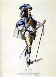 Portret Don Juana w stopie, sd. 19 wiek
