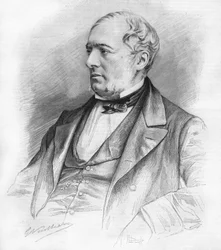 Portret Edouarda Chartona (1807-1890) pisarza, polityka, prawnika i świętego Simoniana.