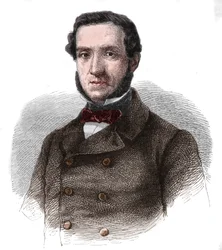 Portret Edouarda Drouyna de Lhuys (1805-1881) Francuski dyplomata i polityk