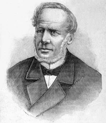 Portret Franza de Champagny (1804 - 1882) - w „Les Contemporains””, b.d. koniec XIX wieku.