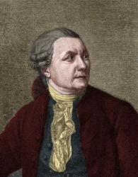 Portret Friedricha Gottlieba KLOPSTOCK (1724-1803) Niemiecki poeta.
