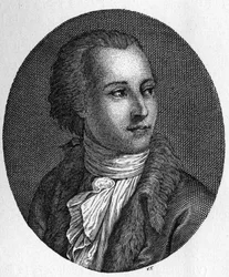 Portret Gaetano Filangeriego (1752-1788). włoski prawnik i pedagog
