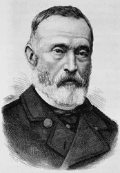 Portret generała Clémenta Thomasa (1809 - 1871). Rycina z końca XIX wieku w „Histoire de France” H. Martina.