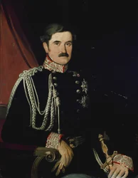 Portret generała Eusebio Bavy (olej na płótnie)