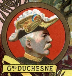 Portret generała Jacquesa Charlesa Rene Achille DUCHESNE (1837-1918).