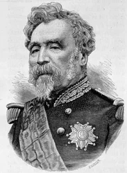 Portret generała de la Motterouge. Rycina z końca XIX wieku w „Histoire de France” H. Martina.