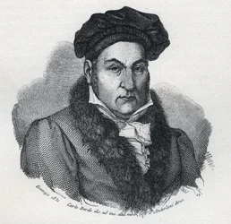 Portret Giandomenico (Gian Domenico) Romagnosi (1761-1835), włoskiego filozofa i prawnika