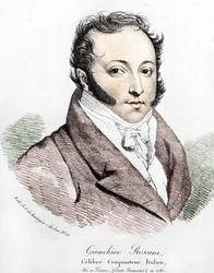 Portret Gioacchino Rossiniego (1792-1868).