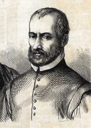 Portret Giovanniego Pierluigiego da Palestrina (1525 - 1594), włoskiego kompozytora.