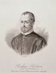 Portret Giovanniego Pierluigiego da Palestrina (rycina