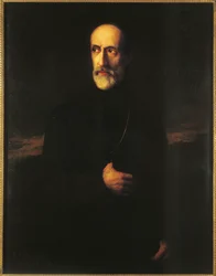 Portret Giuseppe Mazziniego (olej na płótnie)