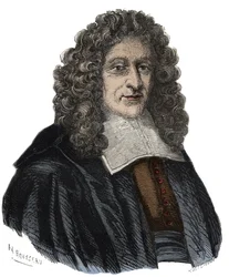 Portret Guillaume Amfrye, opata Chaulieu (1639 -1720) francuskiego poety libertyńskiego