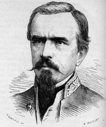 Portret Guillaume Lejean, francuski odkrywca 1828 -1871.