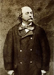 Portret Gustawa Flauberta (1821-1880), francuskiego pisarza.