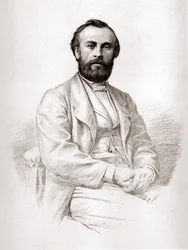 Portret Henryka Giffarda (1825-1882), francuskiego inżyniera.