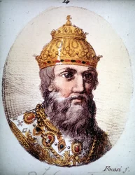 Portret Iwana IV Groźnego (1530 - 1584), cara Rosji.