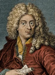 Portret Jean-Baptiste Lully Grawerowanie XIX wiek - Portret Jean Baptiste (Lully (Giovanni Battista Lulli) (1632-1687)