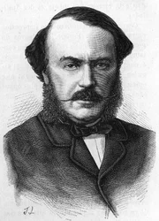 Portret Jeana Gilberta Victora Fialina, księcia Persigny (1808-1872), francuskiego polityka.