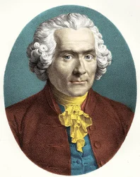 Portret Jeana Jacquesa Rousseau (1712-1778).