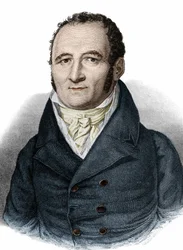 Portret Johanna Petera Hebla (1760-1826) pisarza niemieckiego.
