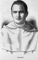 Portret Lacordaire, francuskiego księdza i dominikanina (1802 - 1861).