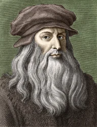 Portret Leonarda da Vinci