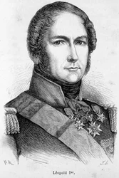 Portret Leopolda I z Saksonii Cobourg Gotha (Saksonia-Coburg-Gotha