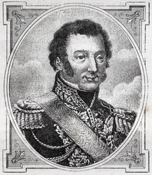 Portret Louisa Auguste Victora de Ghaisne de Bourmont (1773-1846), marszałka Francji.