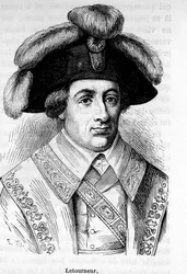 Portret Louis Francois Letourneur (1751-1817), polityk francuski.