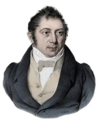 Portret Louisa Ludwiga Spohra (1784 - 1859) niemieckiego kompozytora, skrzypka i dyrygenta.