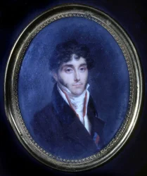 Portret Louisa Mathieu, hrabiego Molè (1781 - 1855), medalion