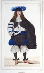 Portret Ludwika XIV (1638-1715), króla Francji.