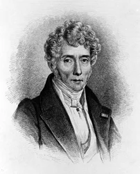 Portret Luigiego Cherubiniego (1760-1842), włoskiego kompozytora.