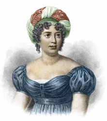 Portret Madame de Staël (1766-1817), kobiety listów