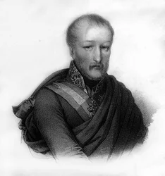 Portret Marii José Isidoro de Bourbon, Don Carlos (1788 - 1855) niemowlę z Hiszpanii, rycina z XIX wieku