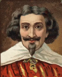 Portret Miguela de Cervantesa (1547-1616) Hiszpański pisarz Miguel Cervantes de Saavedra.