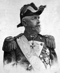 Portret Oscara II (1829-1907), króla Szwecji i Norwegii.