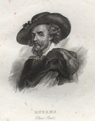Portret Pierre Paul (Pierre-Paul) Rubens (lub Peter Paul lub Petrus Paulus) (1577-1640)
