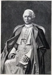 Portret papieża Leona XIII (1810-1903)