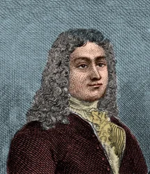 Portret Rene Antoine Ferchault de Reaumur (1683-1757), francuskiego fizyka i przyrodnika.