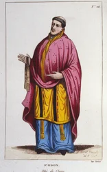 Portret św. Odona de Cluny grawerowany z 1830 r