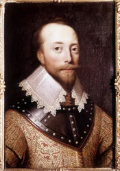Portret Sir Martina Frobishera (1535-1594), angielskiego nawigatora.