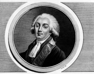 Portret Trophy-Gerarda, hrabiego Lally, barona z Tollendal, a następnie markiza Lally-Tollendal, lepiej znanego jako Gerard de Lally Tollendal (1751-1830), oddelegowanego do Stanów Generalnych w 1789 r. Grawerowanie w „” Kompletny zbiór historycznych obraz